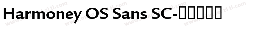 Harmoney OS Sans SC字体转换
